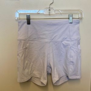 White Spandex Shorts